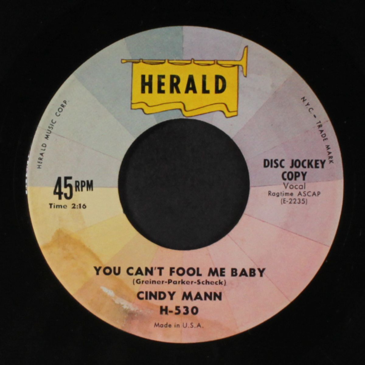 you can't fool me baby by CINDY MANN