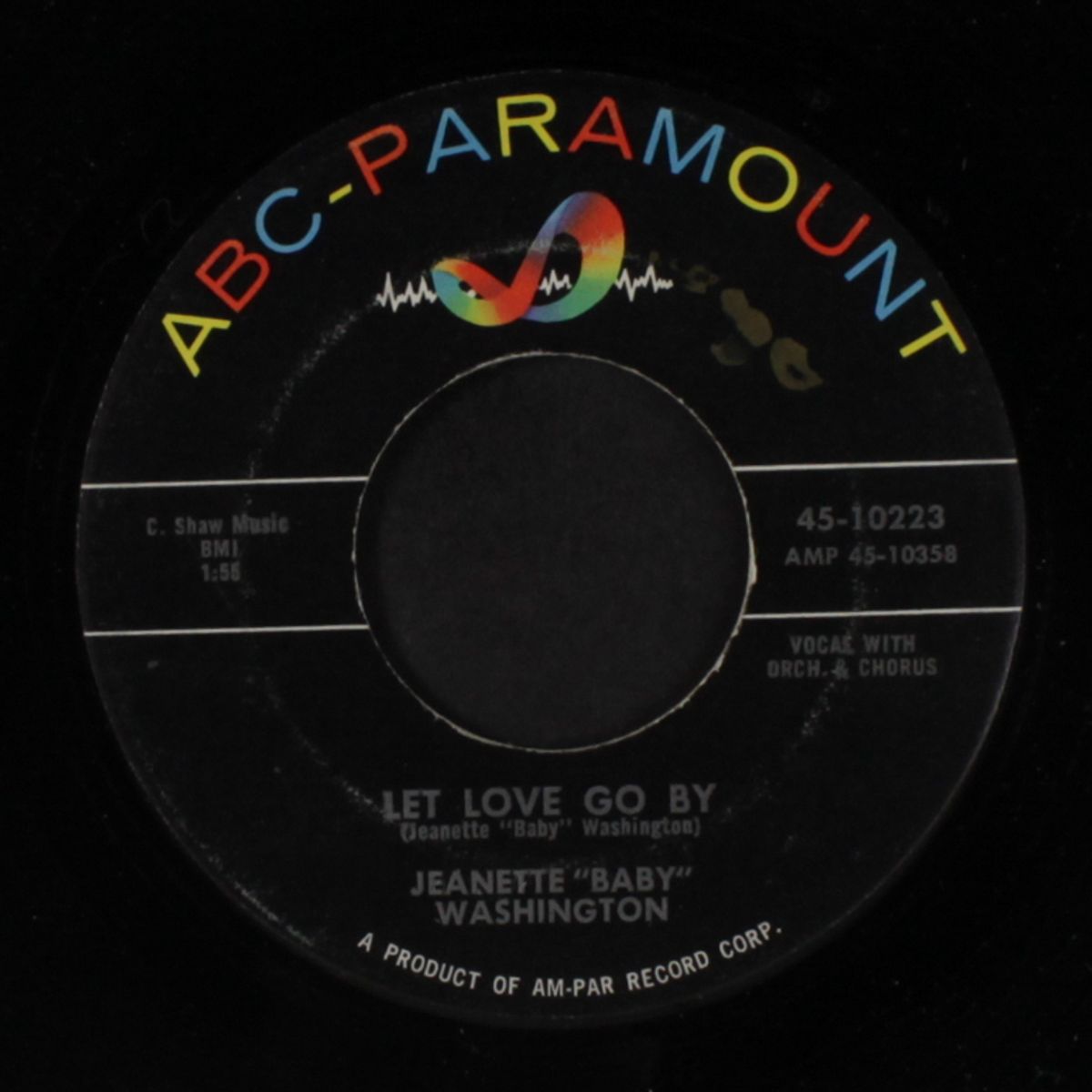 let love go by / my time to cry by JEANETTE BABY WASHINGTON
