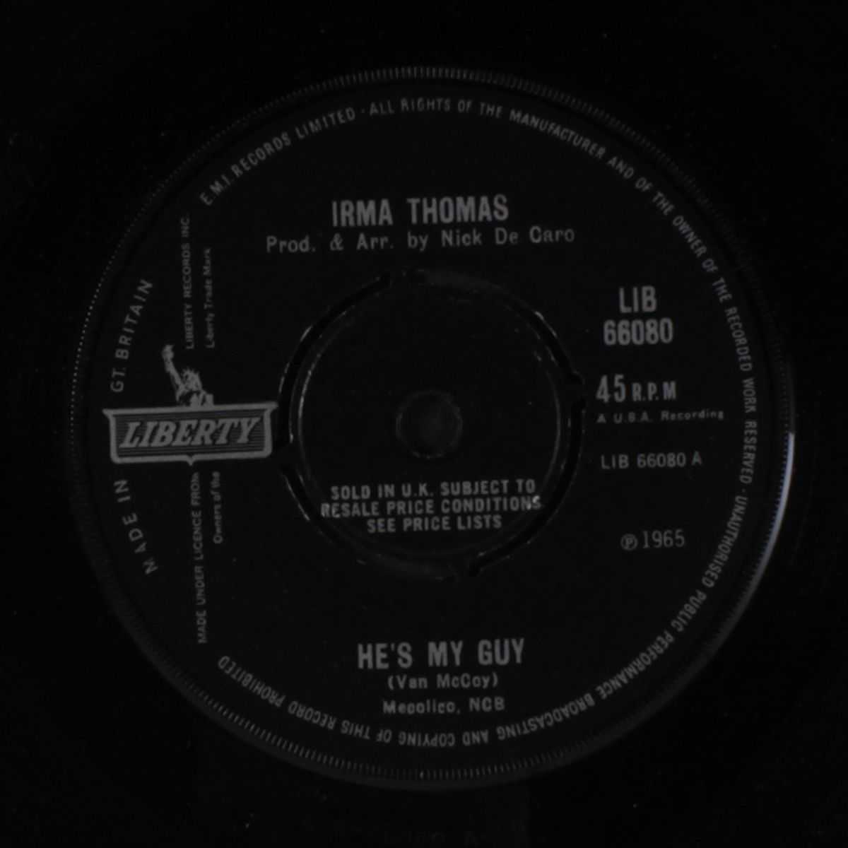 he's my guy / true, true love by IRMA THOMAS