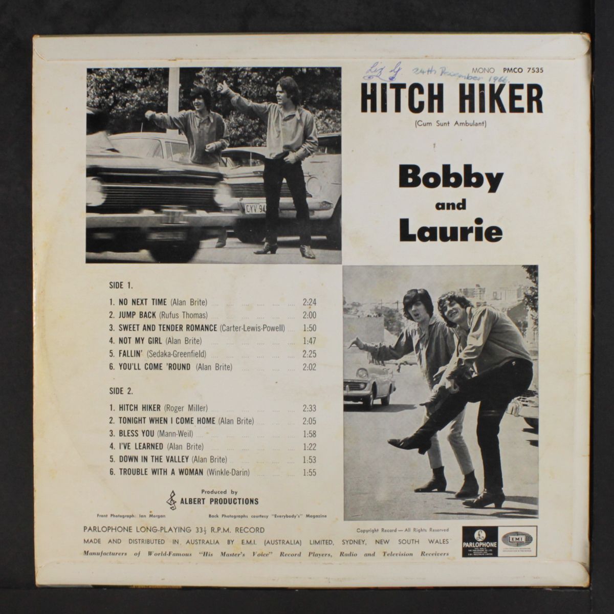 hitch hiker by BOBBY & LAURIE