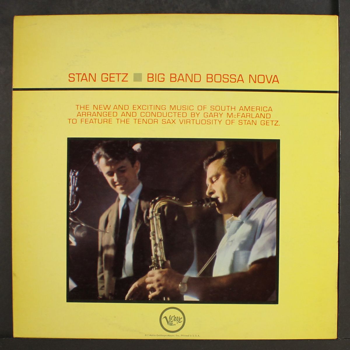 big band bossa nova by STAN GETZ