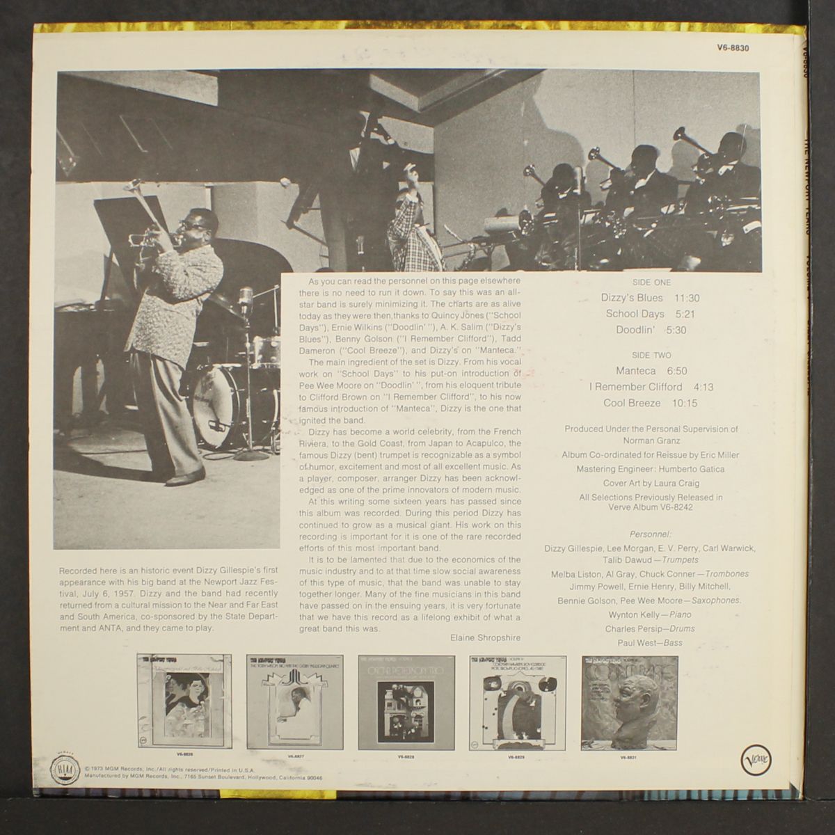 the newport years, vol. 5 by DIZZY GILLESPIE