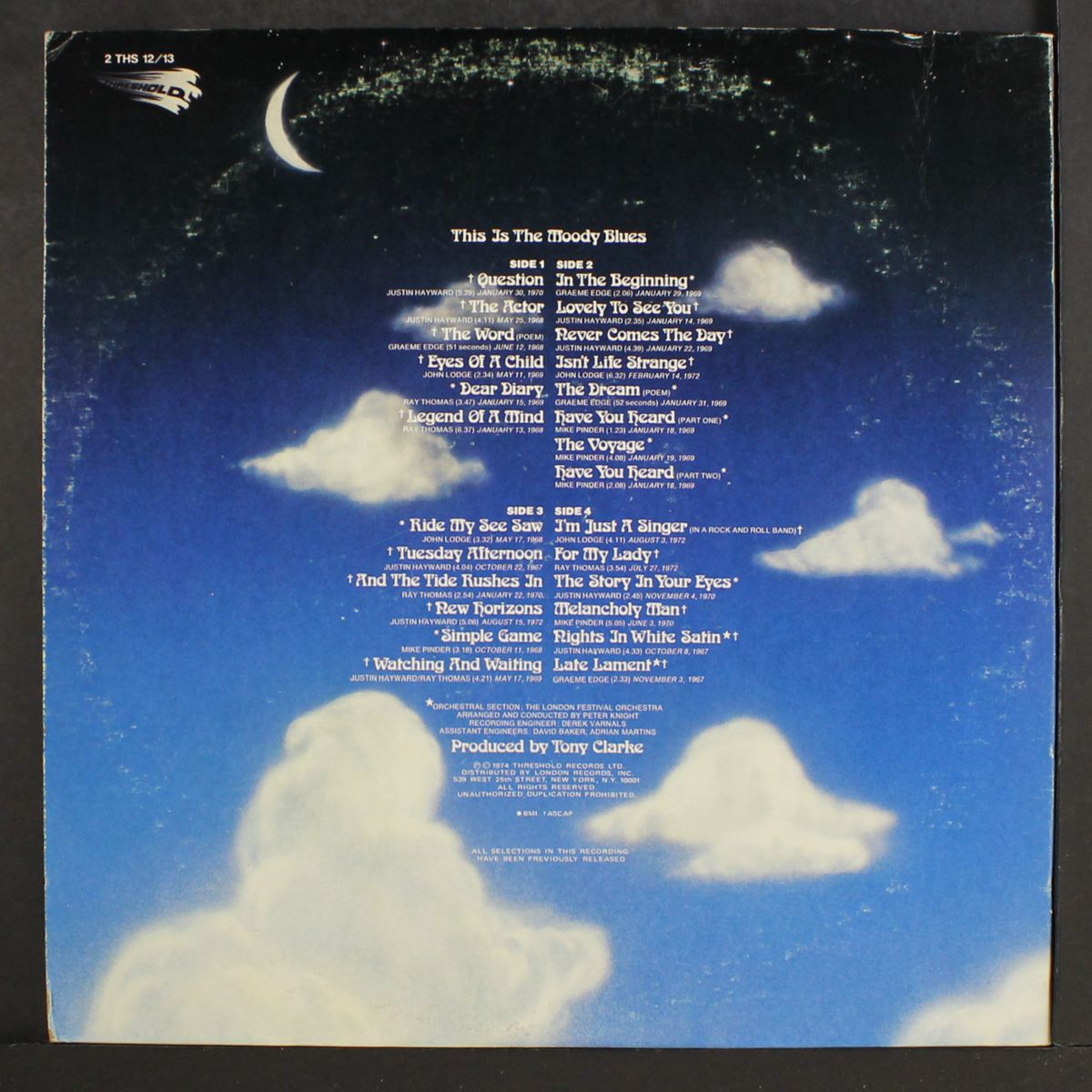 this is the moody blues by MOODY BLUES