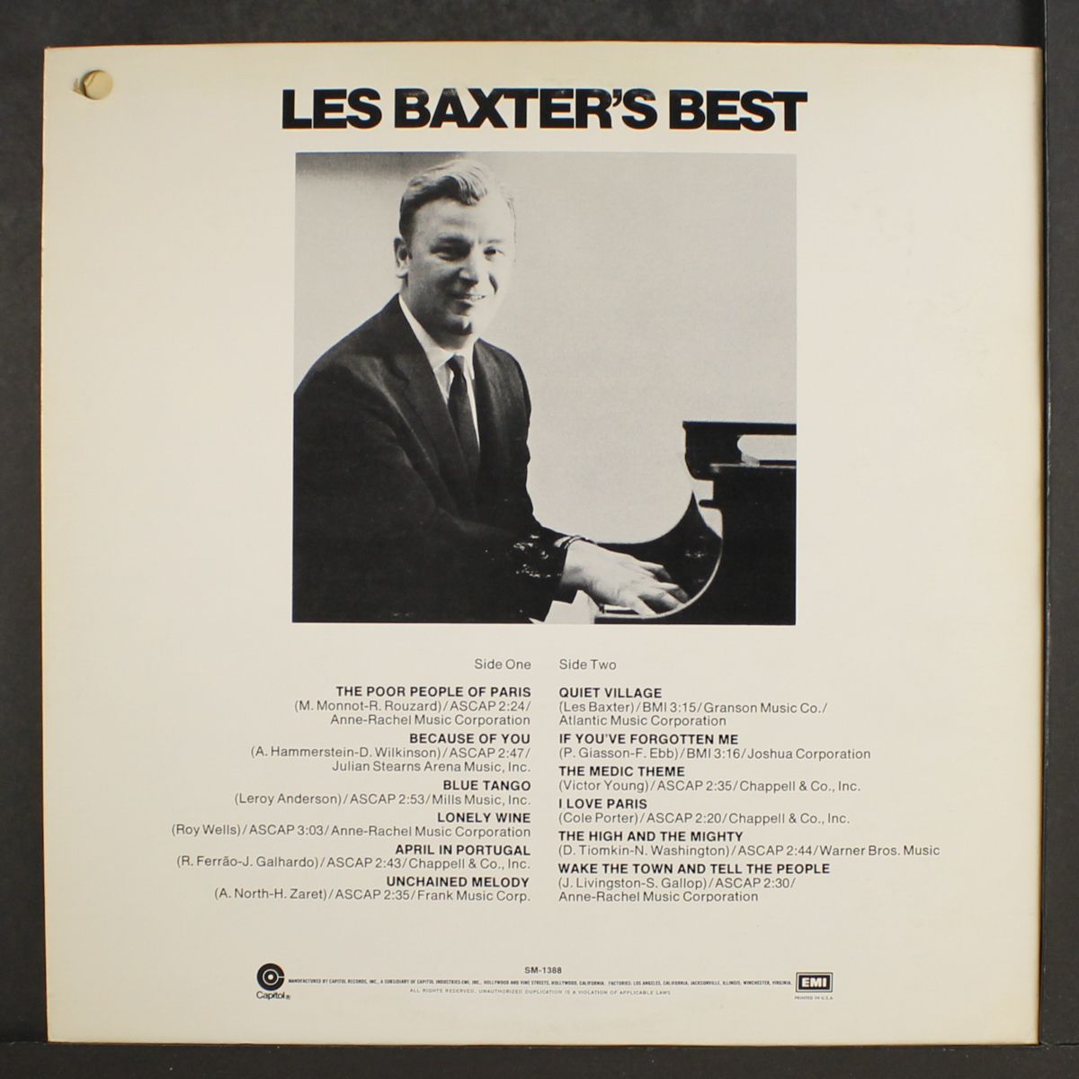 baxter's best by LES BAXTER