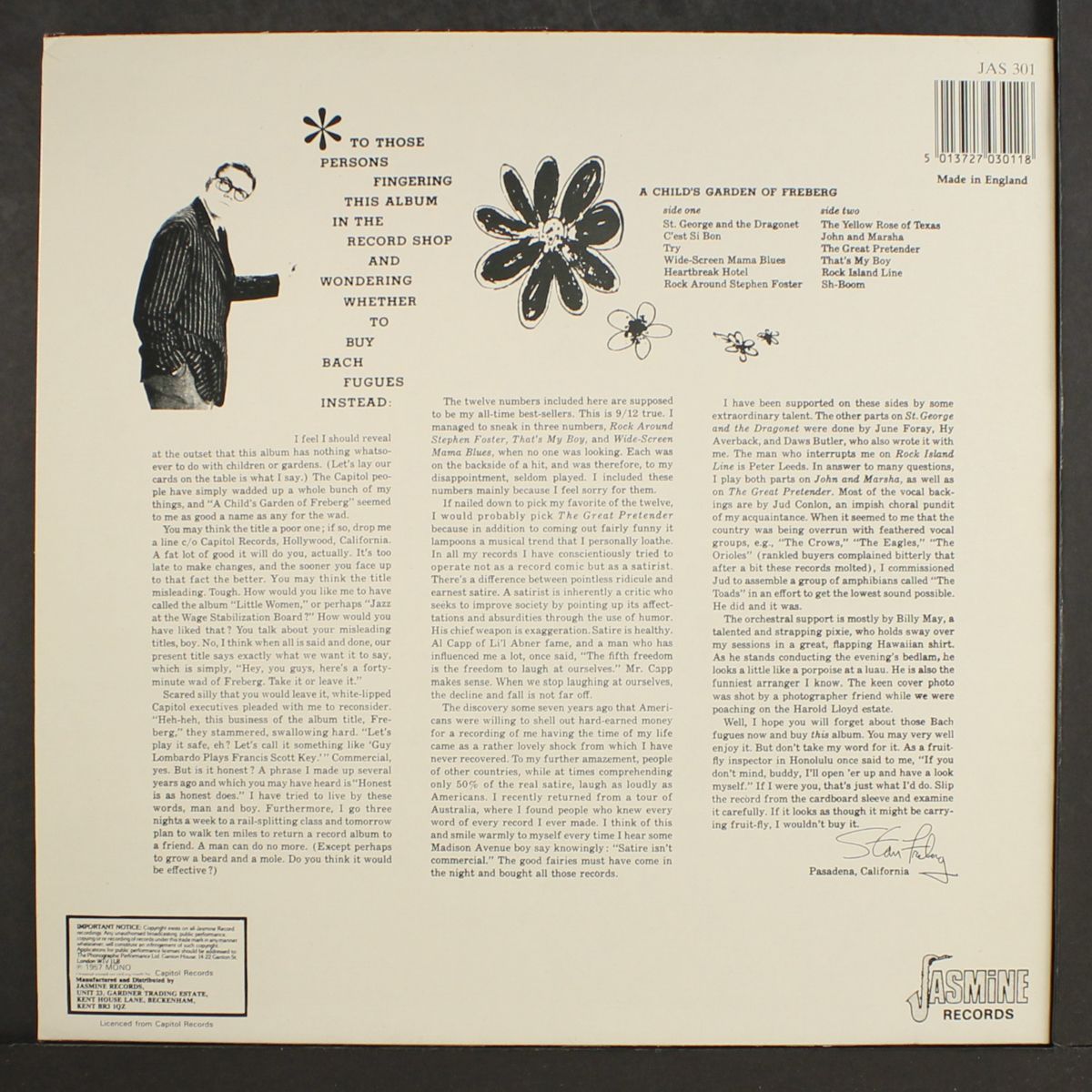 a child's garden of freberg by STAN FREBERG