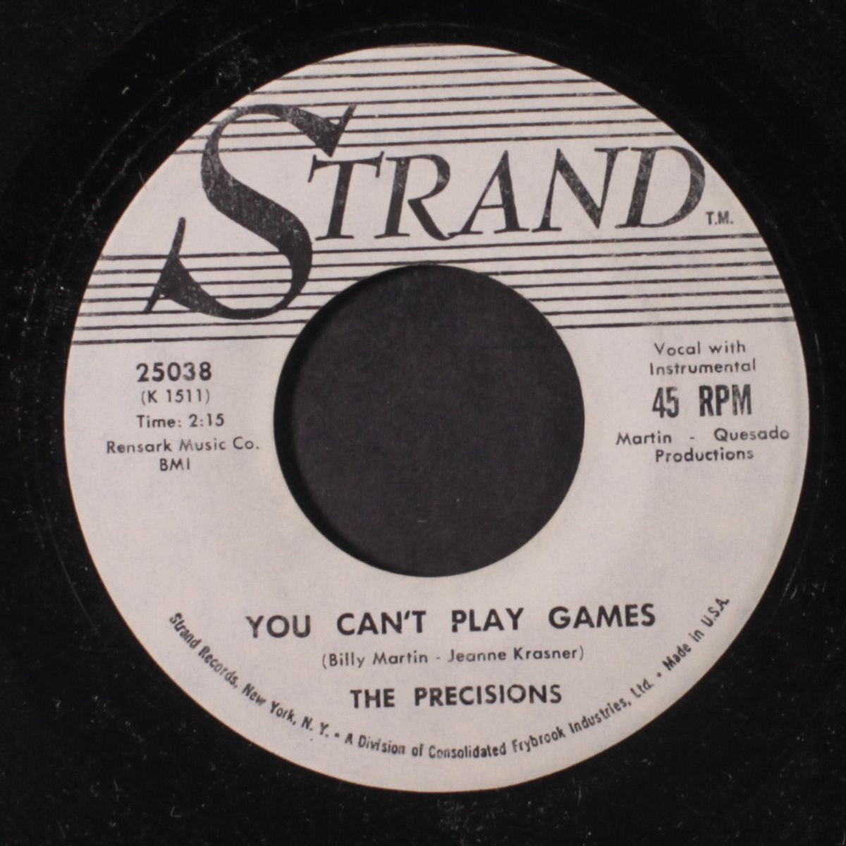 you can't play games / dream on by PRECISIONS