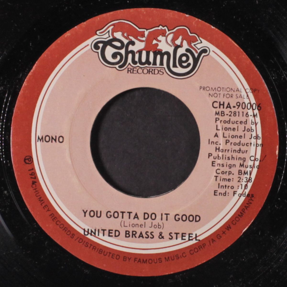 you gotta do it good / mono by UNITED BRASS & STEEL