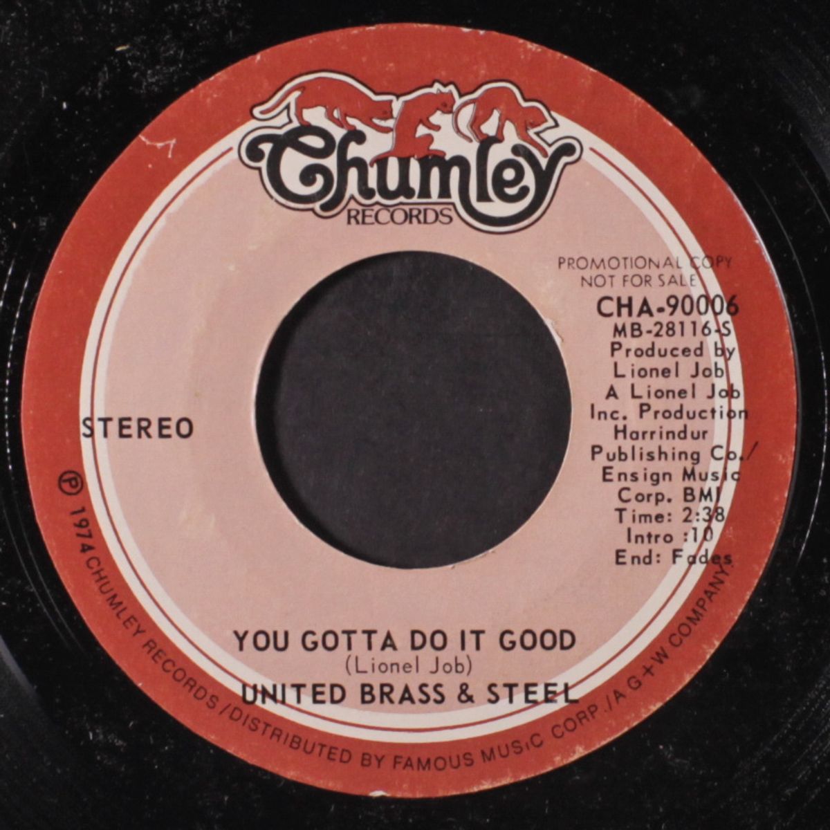you gotta do it good / mono by UNITED BRASS & STEEL