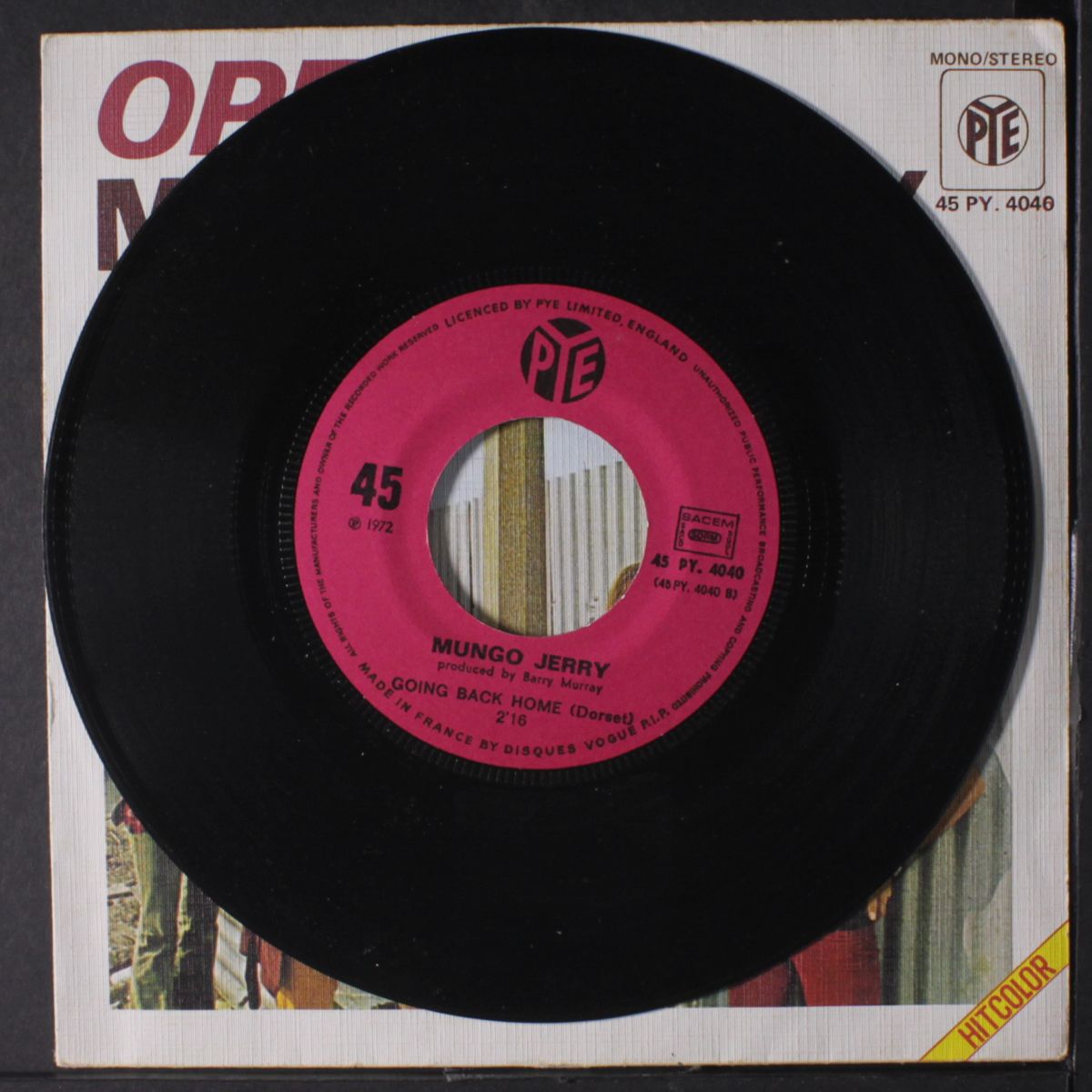 open up / going back home by MUNGO JERRY