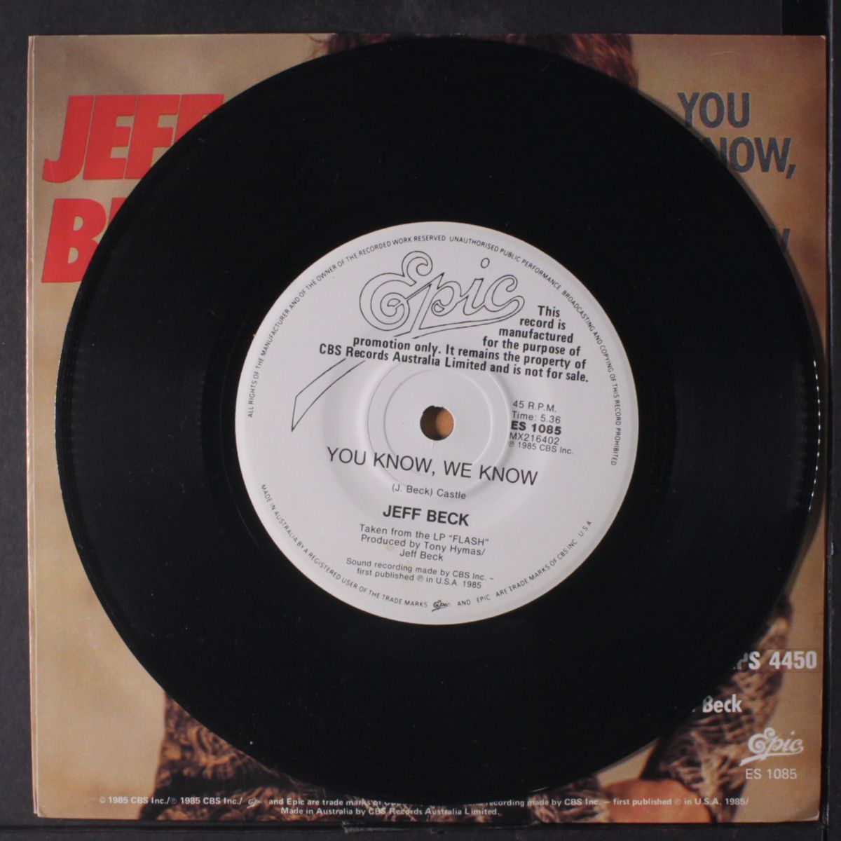 you know, we know / gets us all in the end by JEFF BECK