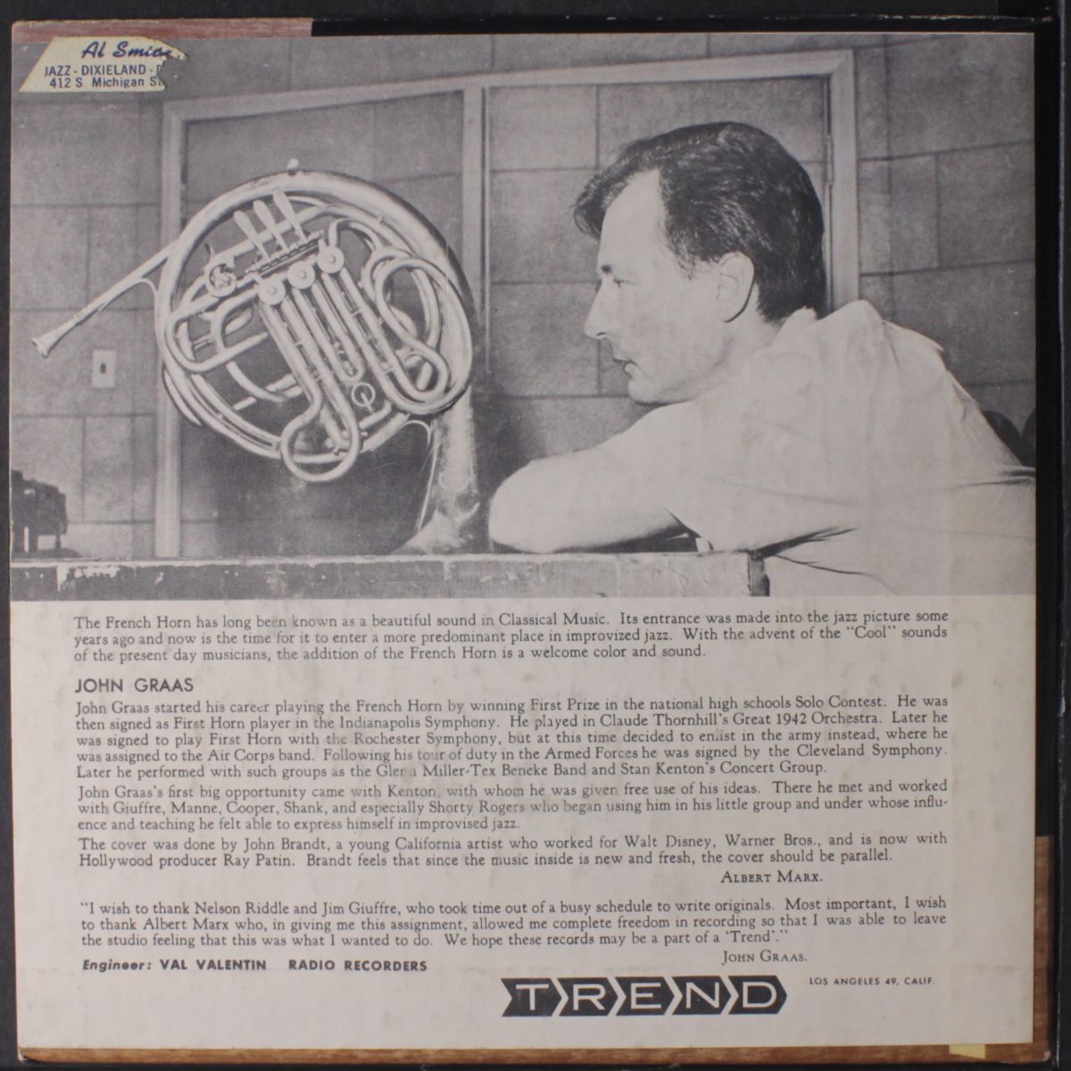 french horn jazz, vol. 2 by JOHN GRAAS