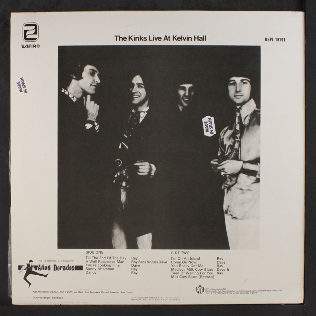 live at kelvin hall by KINKS