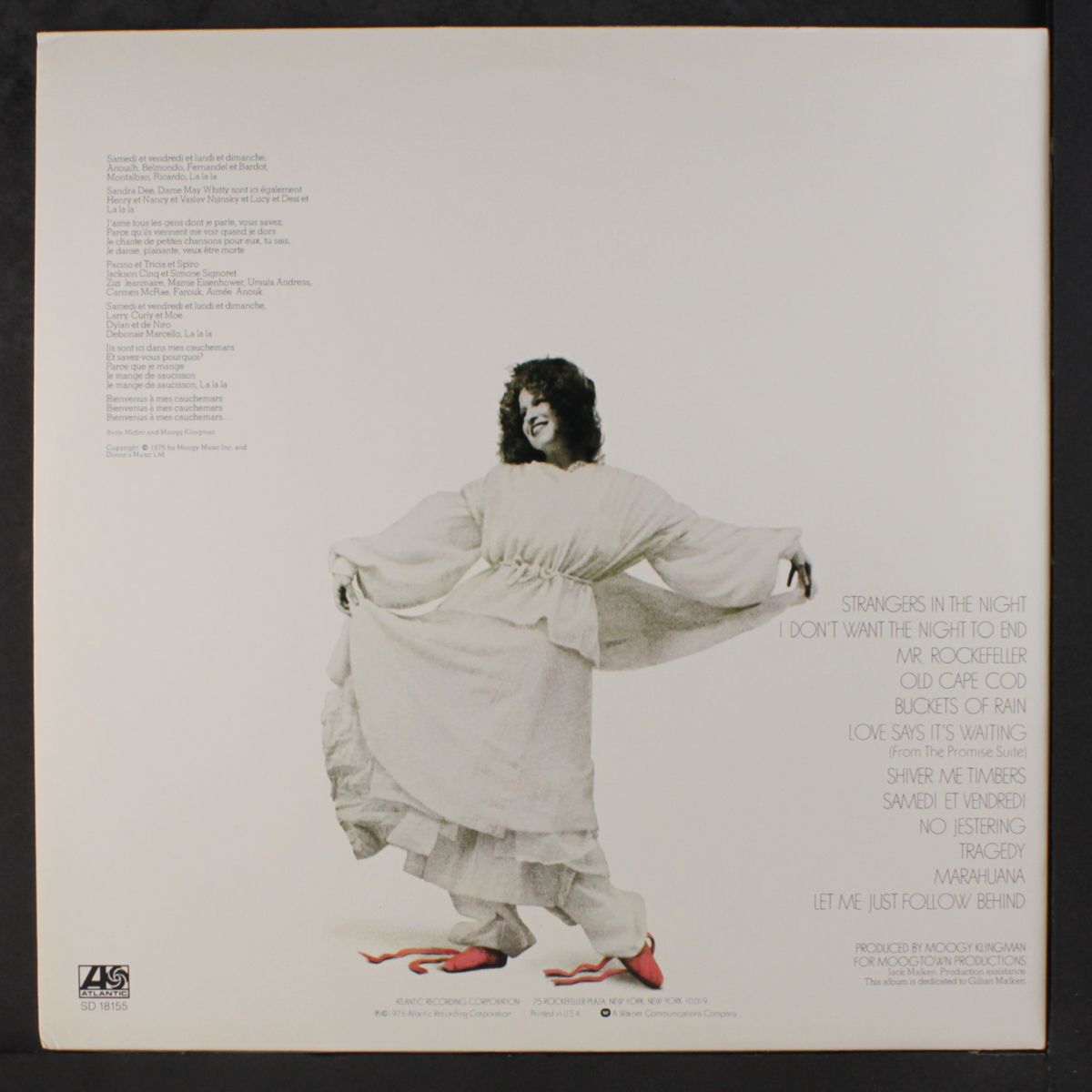 songs for the new depression by BETTE MIDLER
