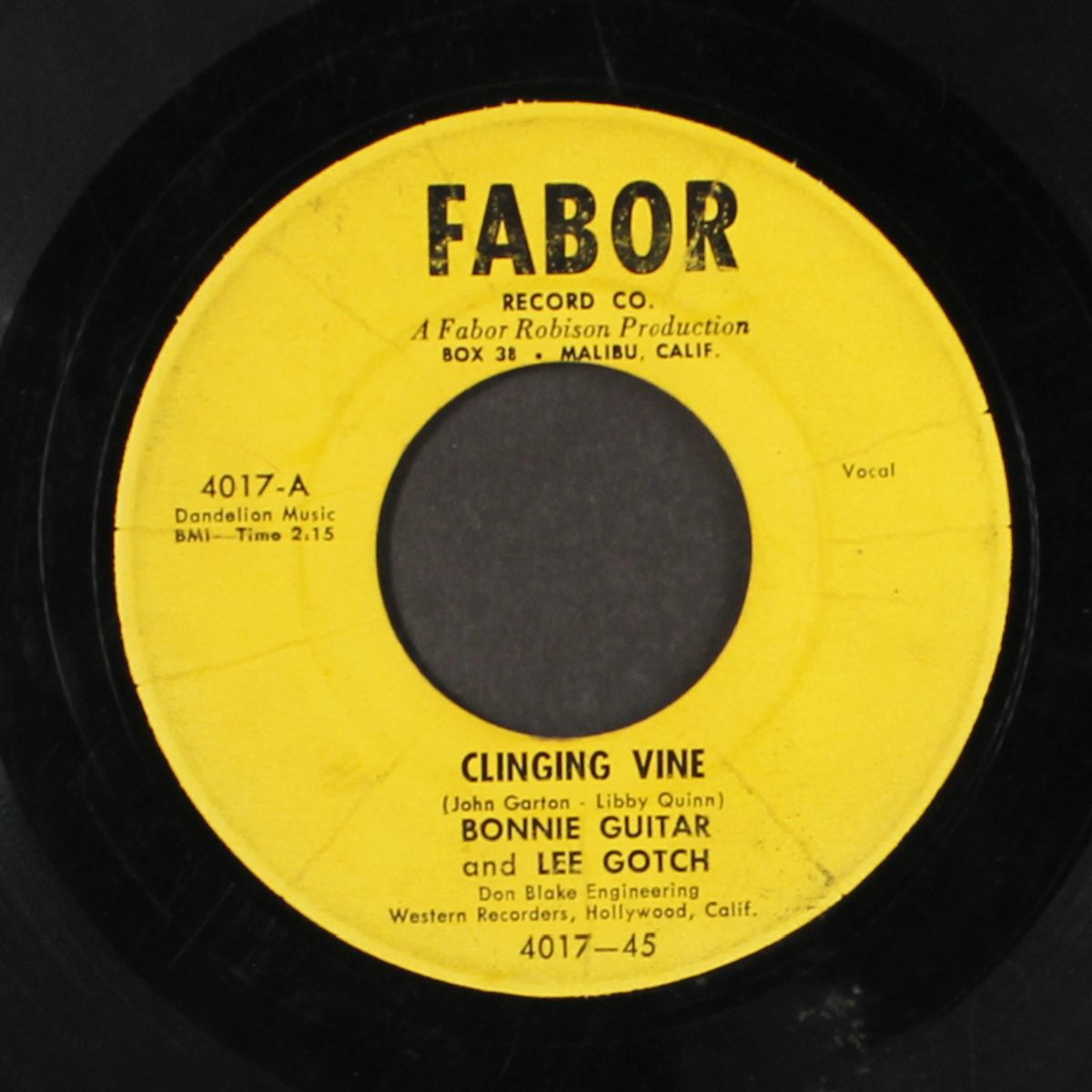 dream dreamers / clinging vine by BONNIE GUITAR