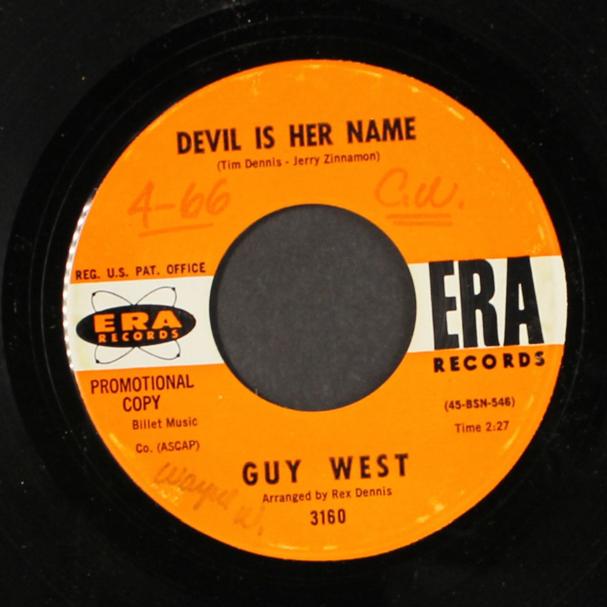 exit loneliness, enter love / devil is her name by GUY WEST
