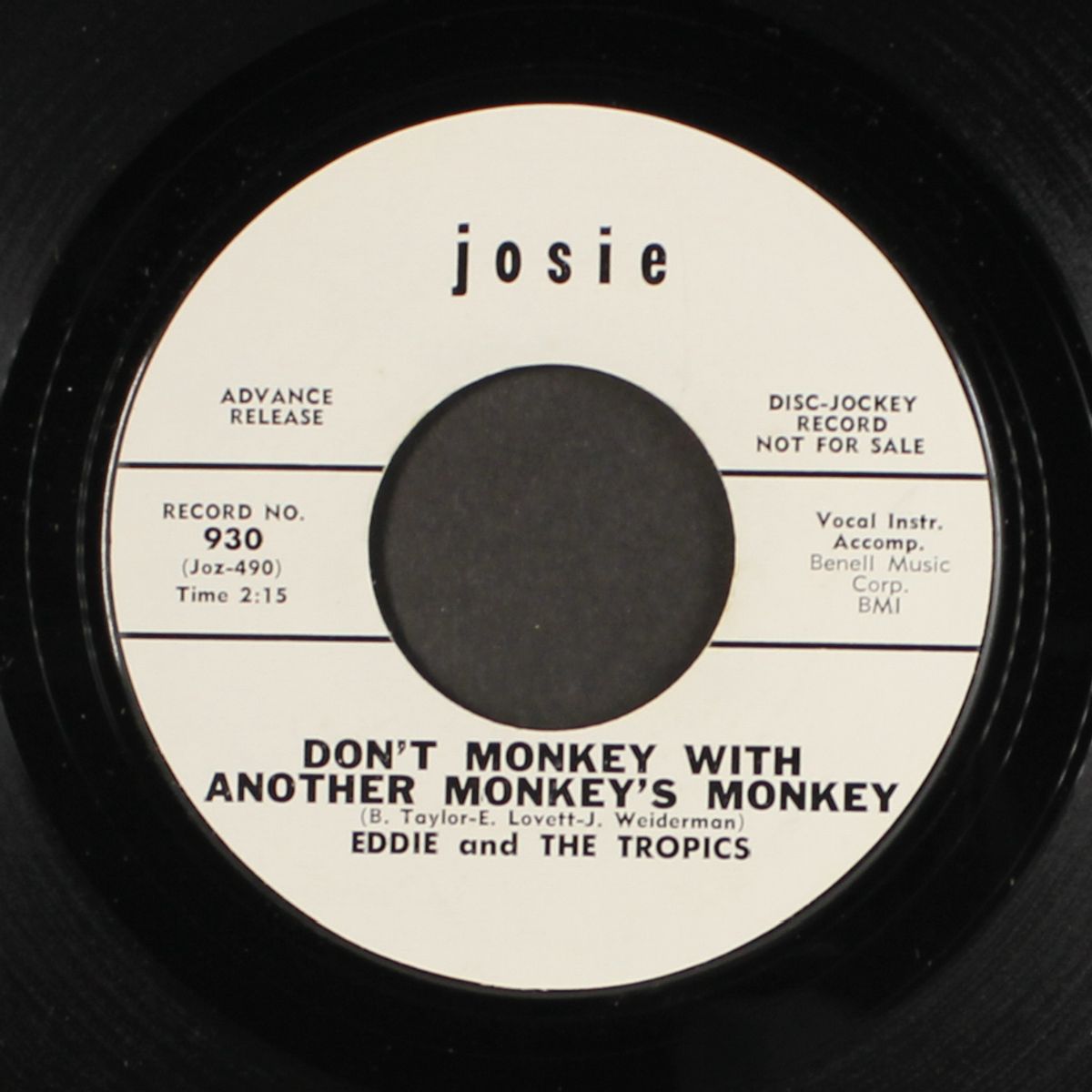 we've got something / don't monkey with another monkey's monkey by EDDIE & TROPICS