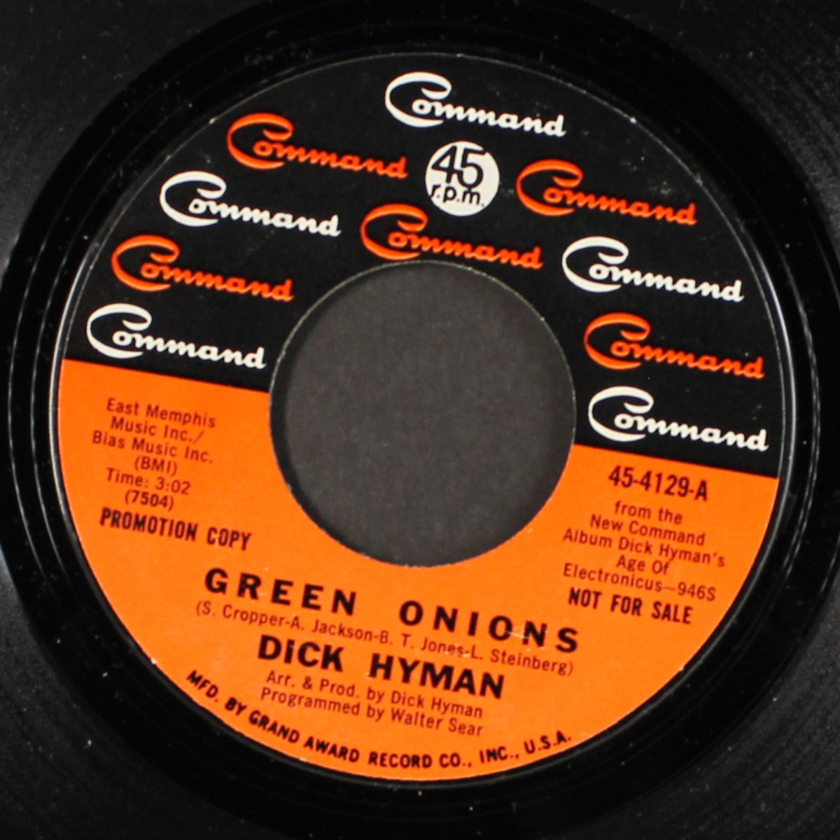 green onions / aquarius by DICK HYMAN