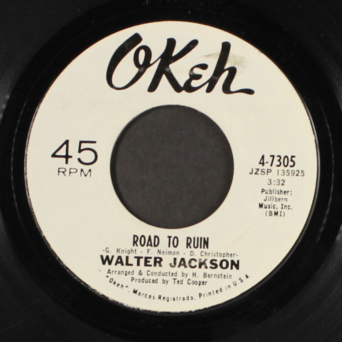everything under the sun / road to ruin by WALTER JACKSON