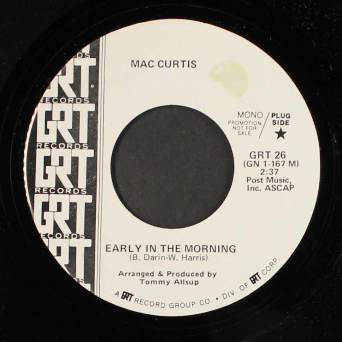 early in the morning / when the hurt moves in by MAC CURTIS