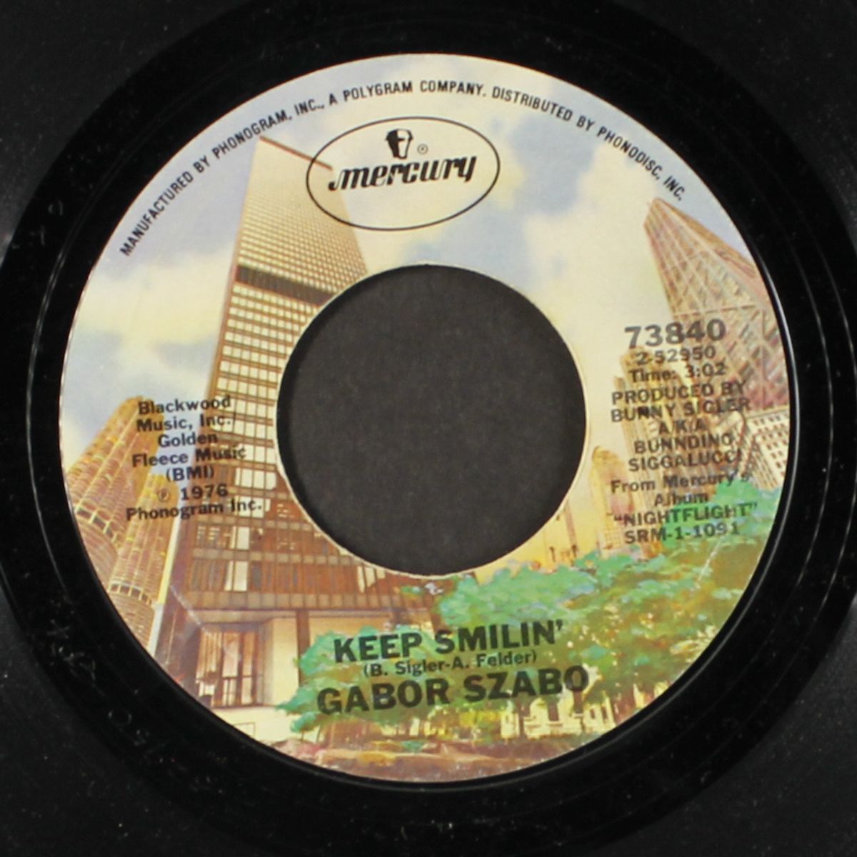 baby rattle snake / keep smilin' by GABOR SZABO