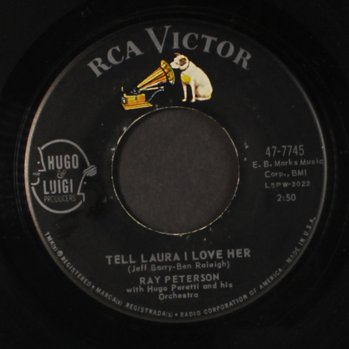 tell laura i love her / wedding day by RAY PETERSON