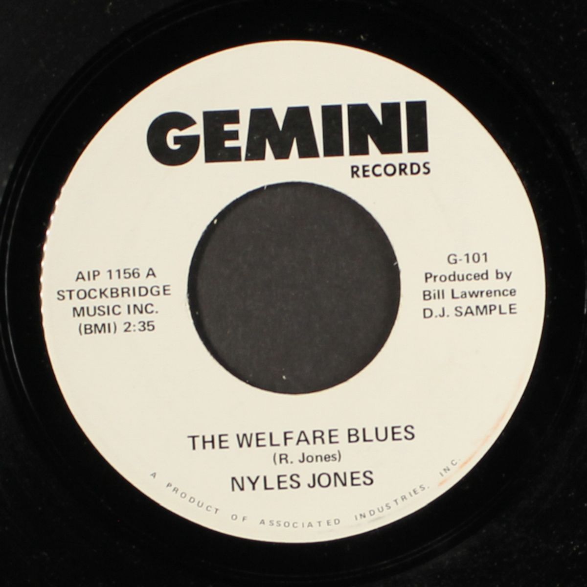 the welfare blues / your poodle dog by NYLES JONES