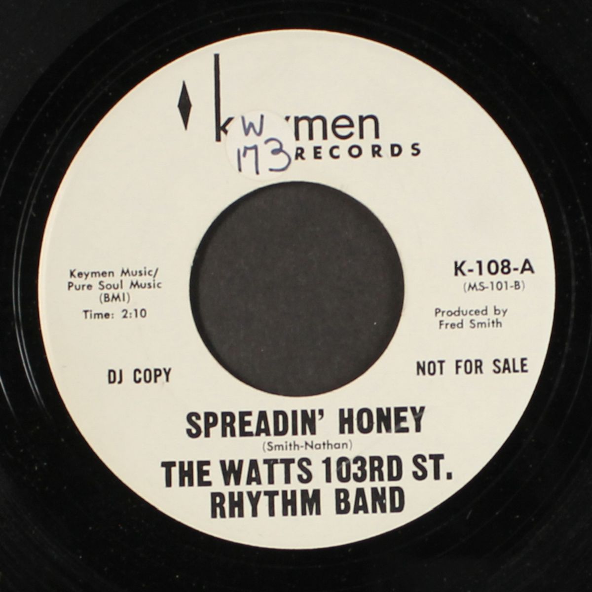 spreadin' honey / same by WATTS 103RD ST. RHYTHM BAND