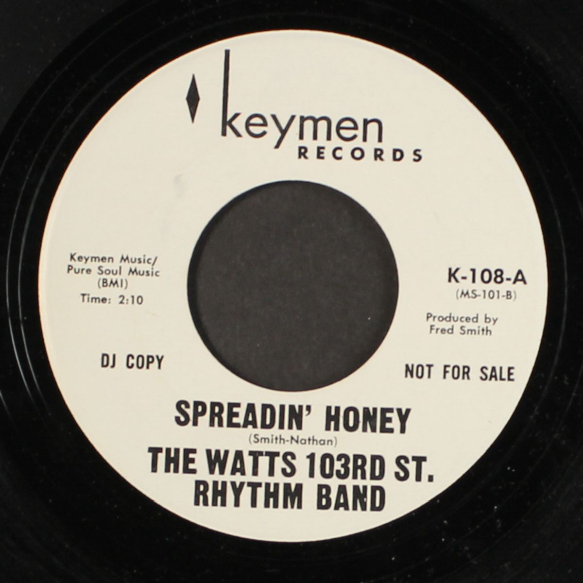 spreadin' honey / same by WATTS 103RD ST. RHYTHM BAND