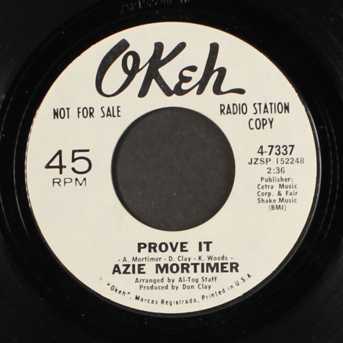 prove it / i don't care by AZIE MORTIMER