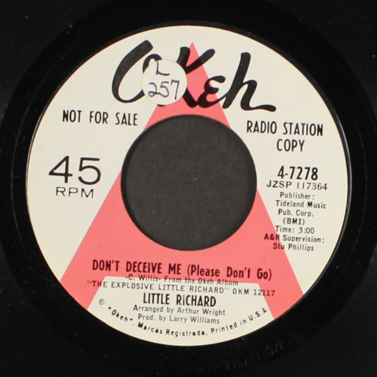 never gonna let you go / don't deceive me by LITTLE RICHARD