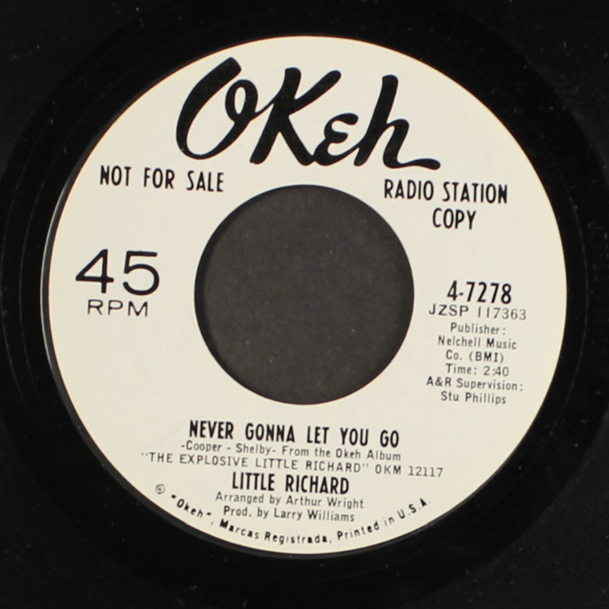 never gonna let you go / don't deceive me by LITTLE RICHARD