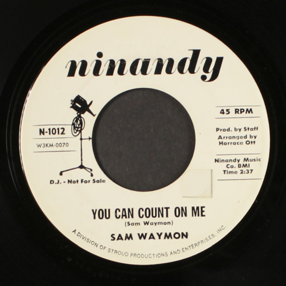 you can count on me / i love you by SAM WAYMON