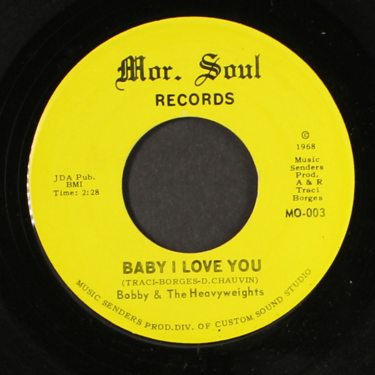 soul train / baby i love you by BOBBY & HEAVYWEIGHTS