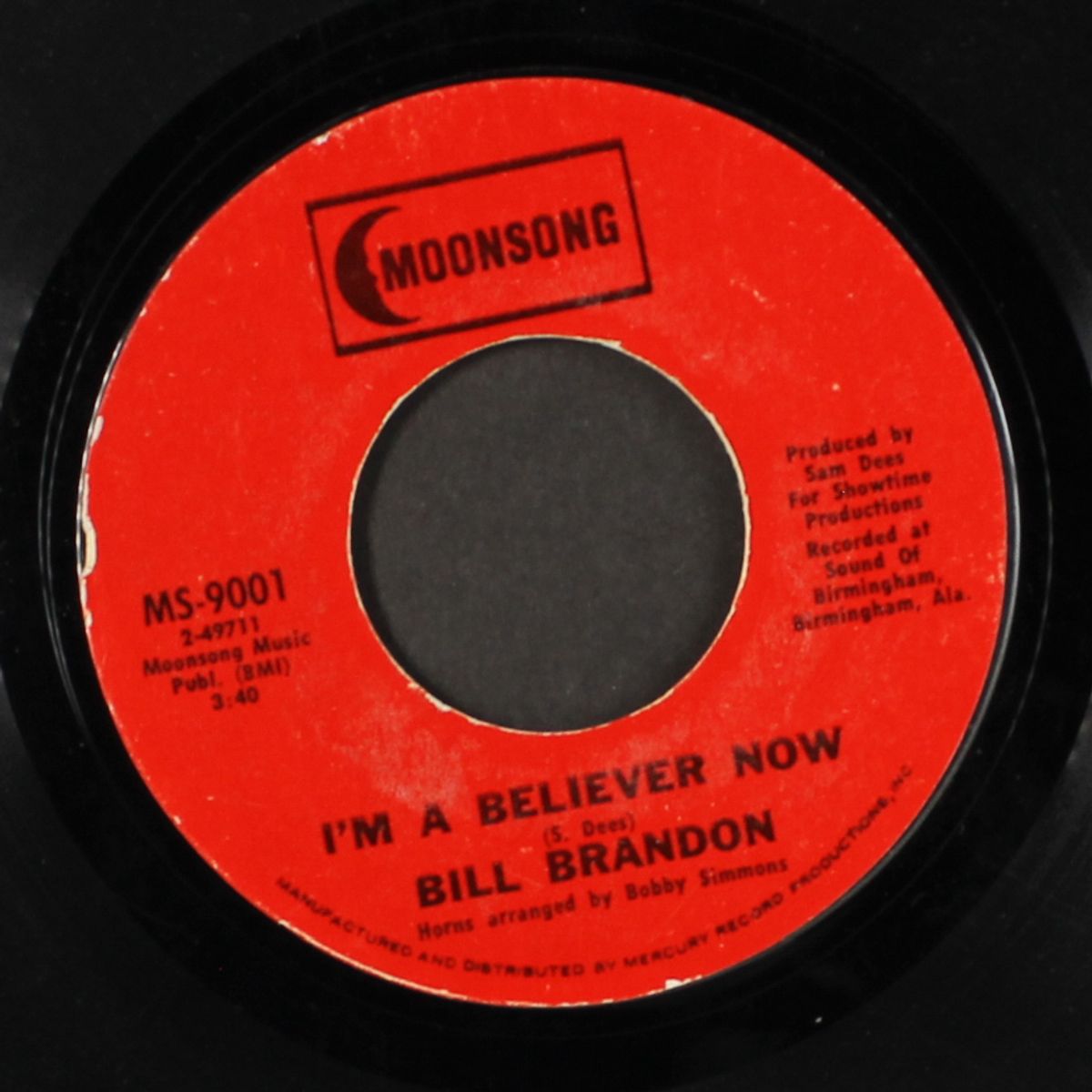 stop this merry-go-round / i'm a believer now by BILL BRANDON