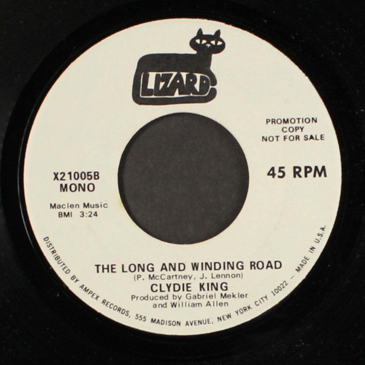 never like this before / the long and winding road by CLYDIE KING
