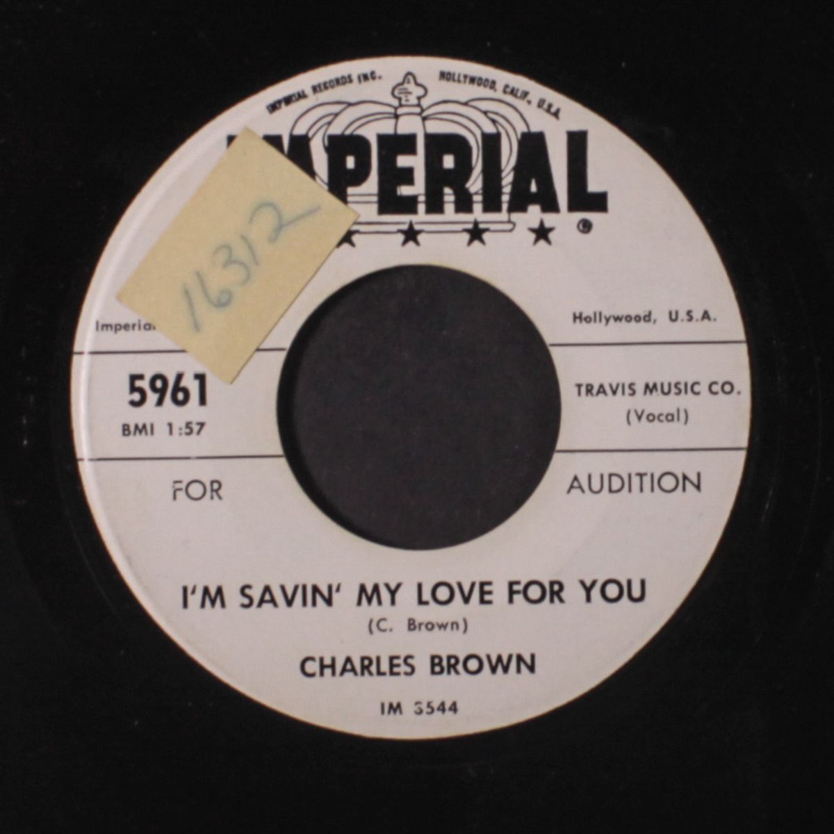 please don't drive me away by CHARLES BROWN