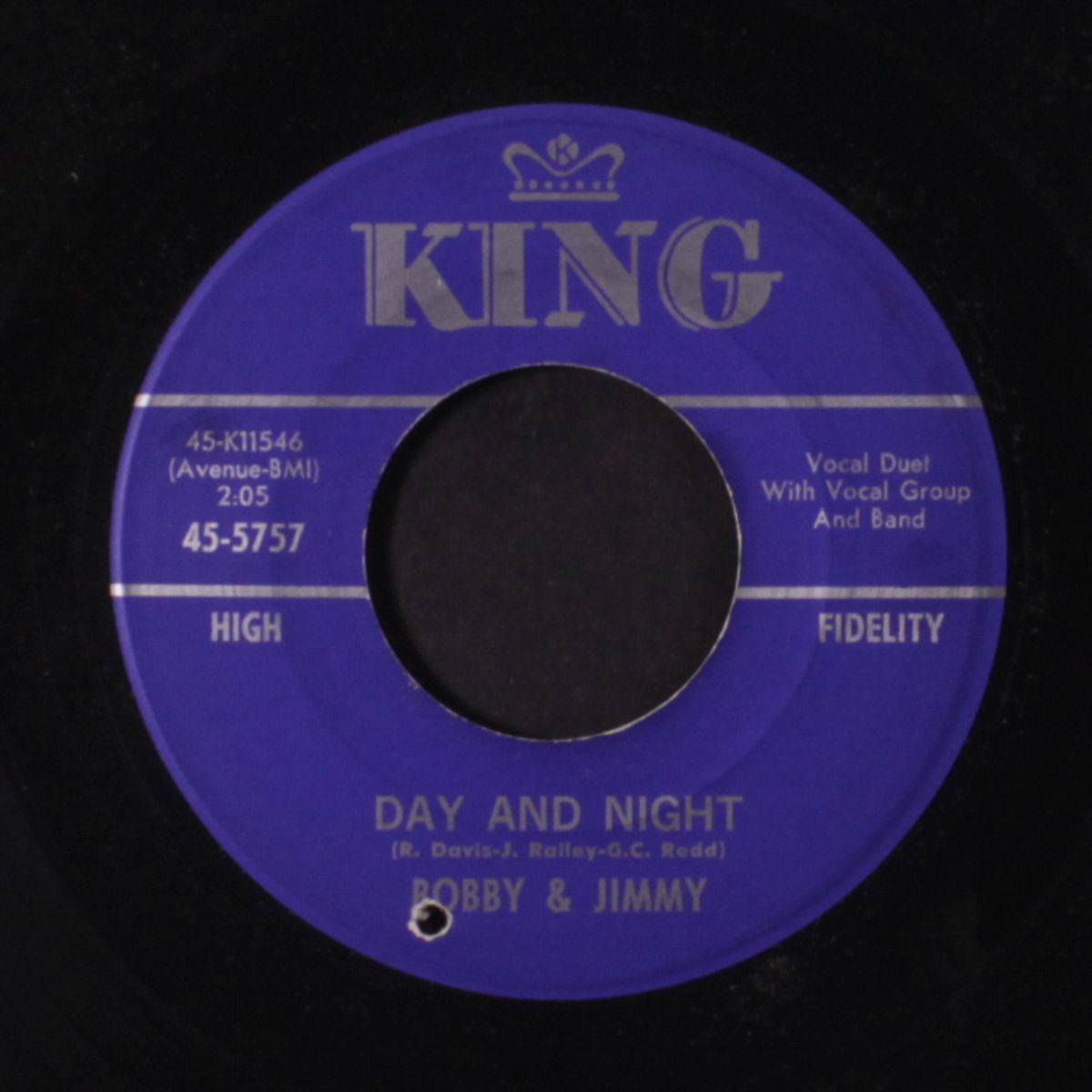 day and night / down the road and over the hill by BOBBY & JIMMY