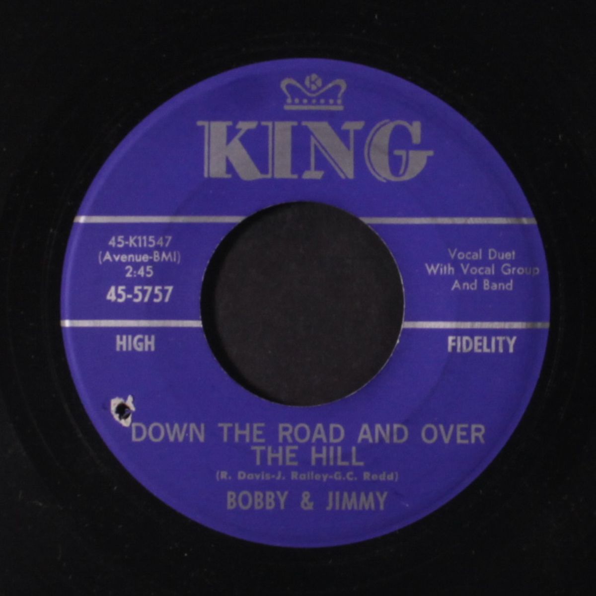 day and night / down the road and over the hill by BOBBY & JIMMY