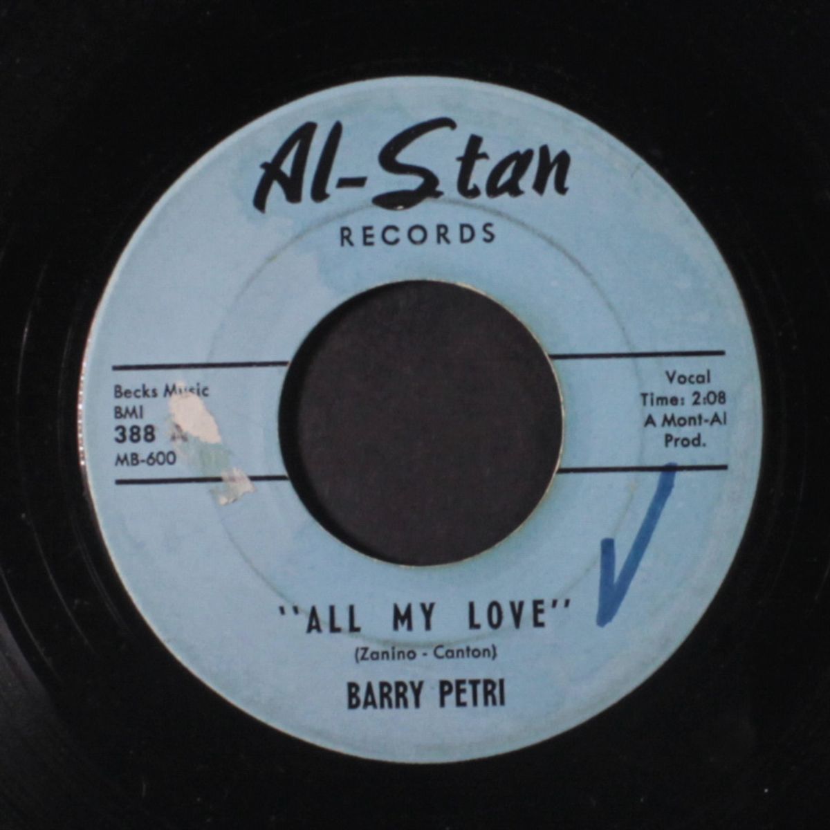 all my love / i want to know by BARRY PETRI
