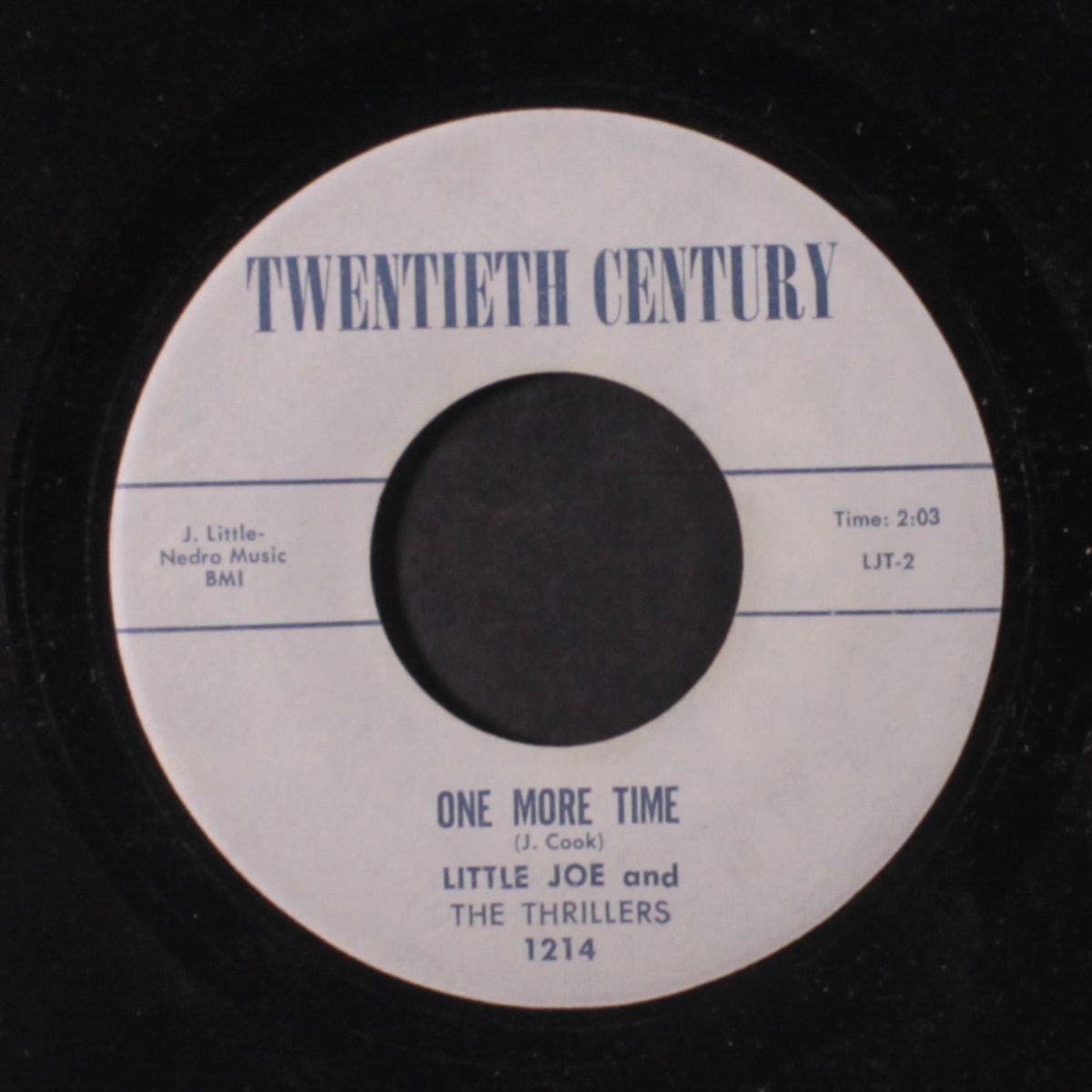 one more time / i love you for sentimental reasons by LITTLE JOE & THRILLERS