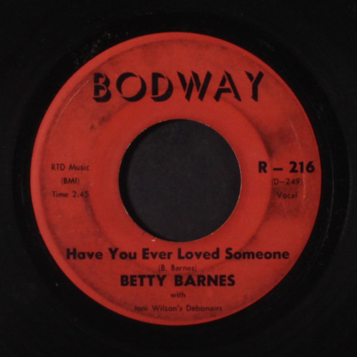 dancin place / have you ever loved someone by BETTY BARNES