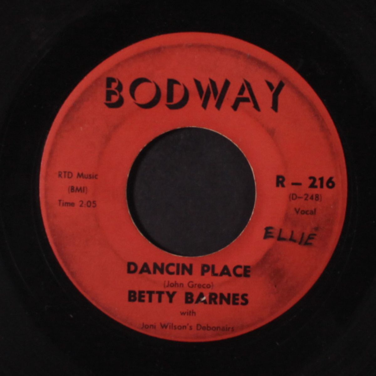 dancin place / have you ever loved someone by BETTY BARNES