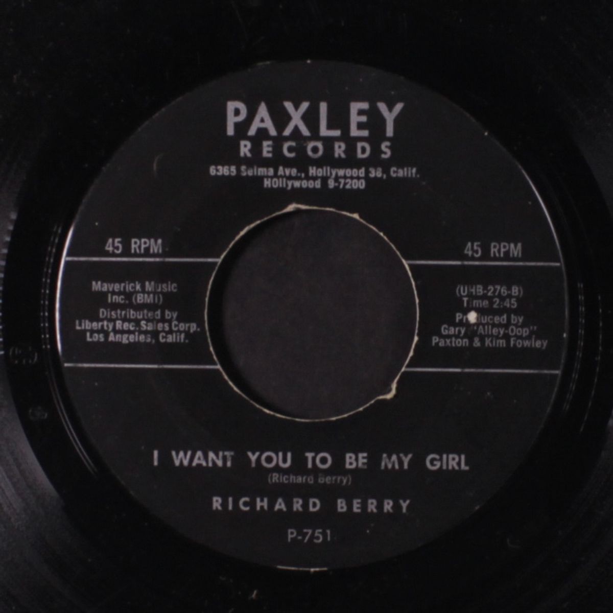 give it up / i want you to be my girl by RICHARD BERRY