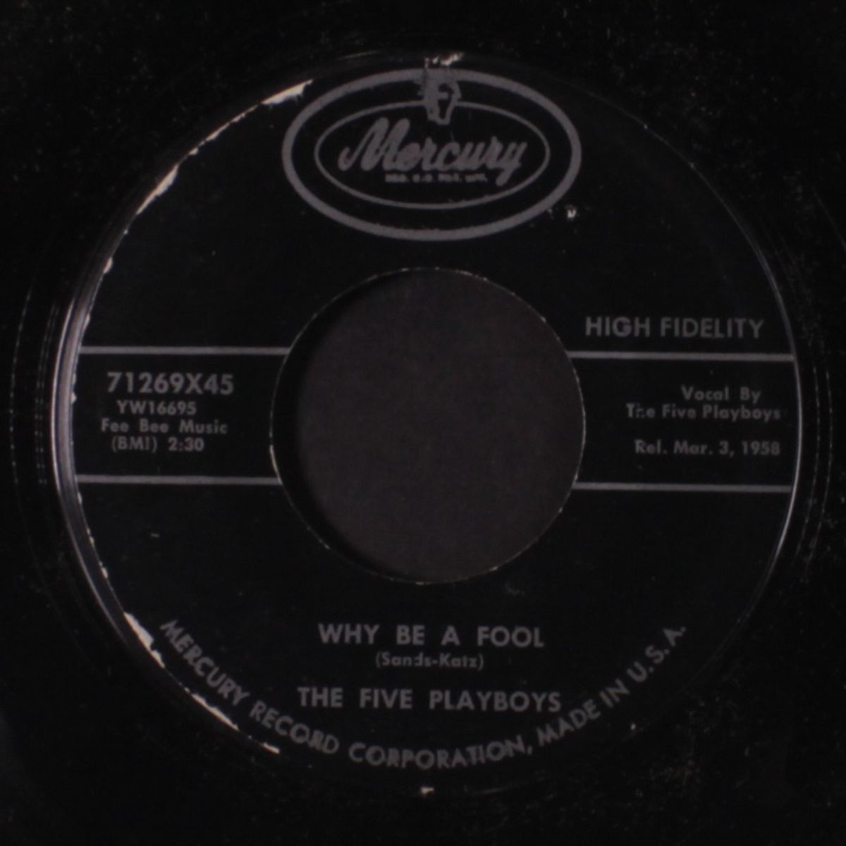 why be a fool by FIVE PLAYBOYS