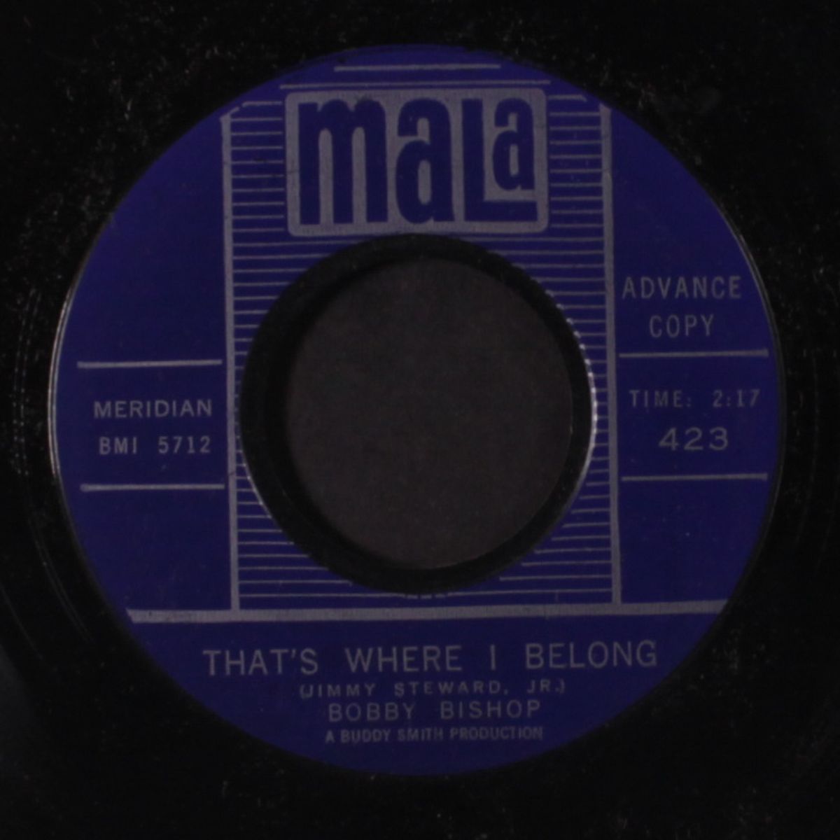 that's where i belong by BOBBY BISHOP