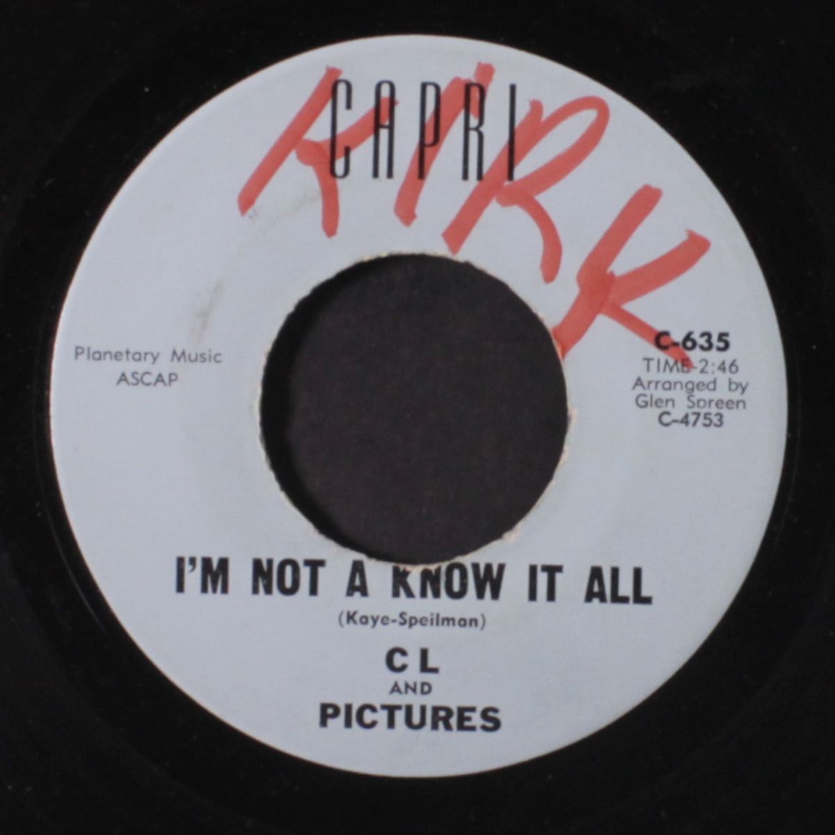 for the sake of love / i'm not a know it all by CL & PICTURES