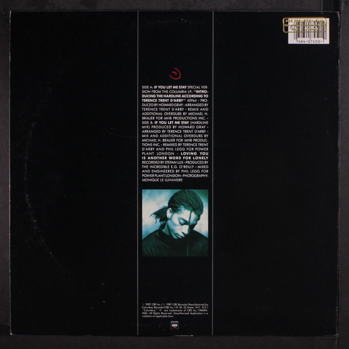 if you let me stay / loving you is another word for lonely by TERENCE TRENT D'ARBY