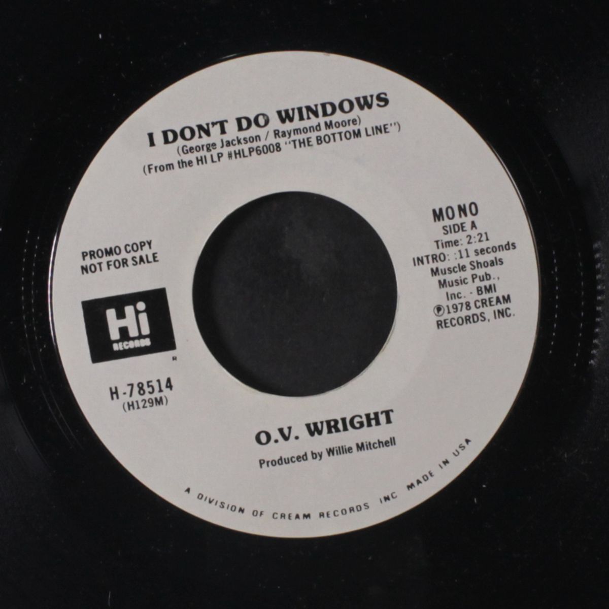 i don't do windows / mono by O.V. WRIGHT