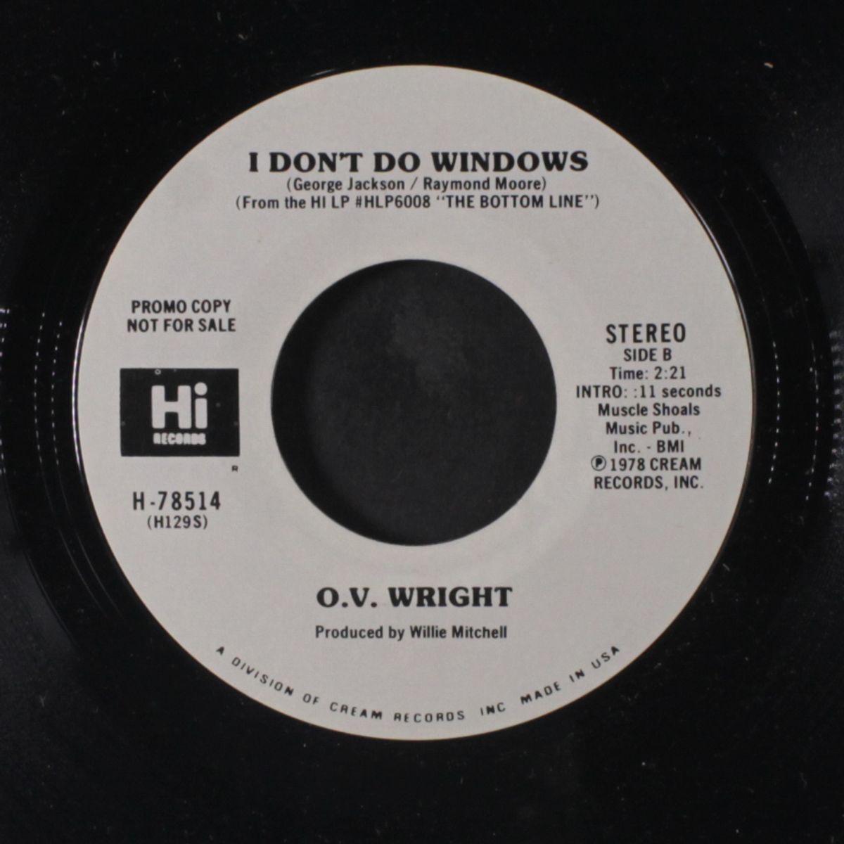 i don't do windows / mono by O.V. WRIGHT