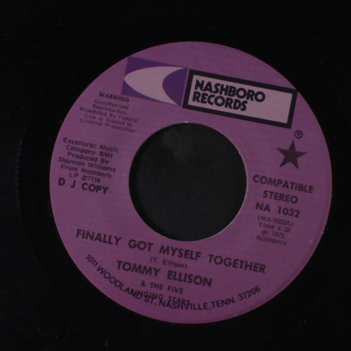 finally got myself together / been in the storm too long by TOMMY ELLISON & FIVE SINGING STARS